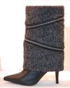 Die Modewelt hat Gamaschen und Stulpen wiederentdeckt. Nicht nur über kernige Boots sondern auch über elegante Stiefel und Pumps werden Stulpen und Gamaschen gestülpt. Sie sind trendige Hingucker und wahre Verwandlungskünstler, denn nahezu alle Gamaschen lassen sich im Handumdrehen abnehmen und verleihen Schuhen und Stiefel schnell ein neues "Gesicht". 